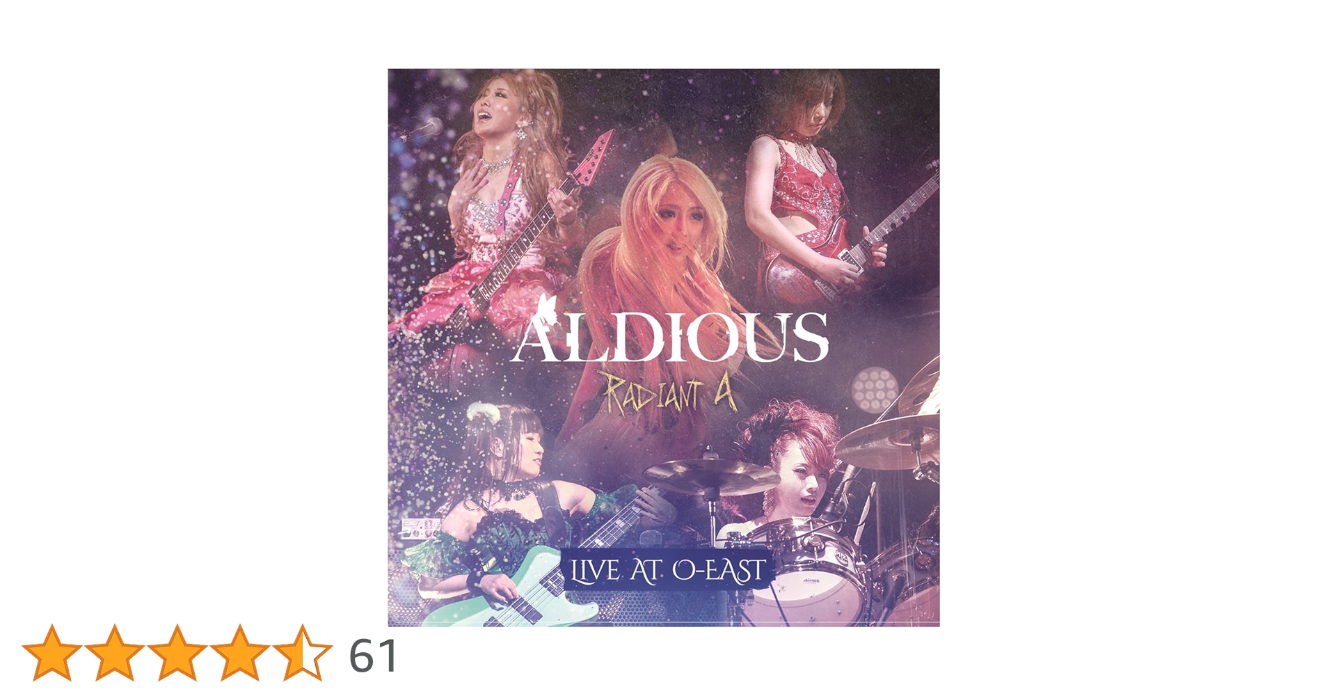 Amazon.co.jp: Radiant A Live at O-EAST(CD付) [DVD] : Aldious
